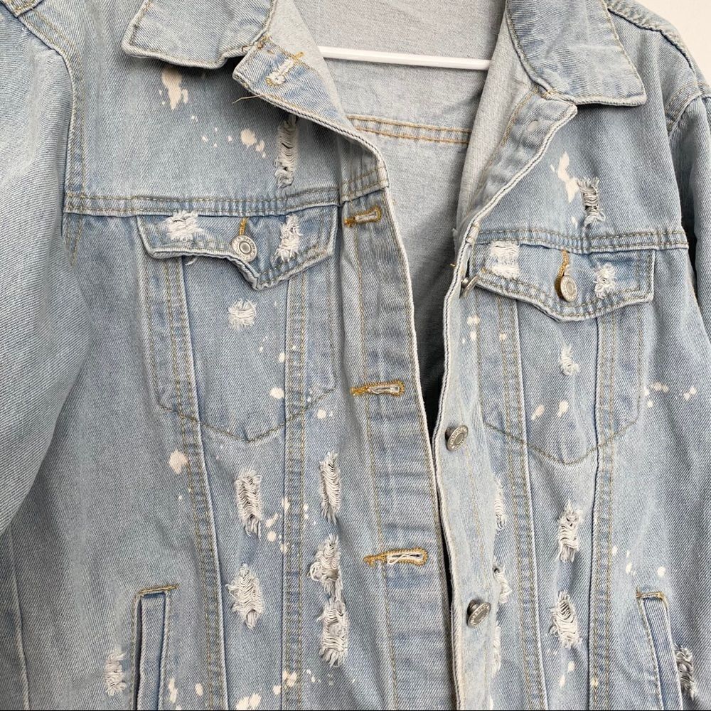Levi’s Vintage Distressed Dad Trucker Jacket S/M - Picture 2 of 11